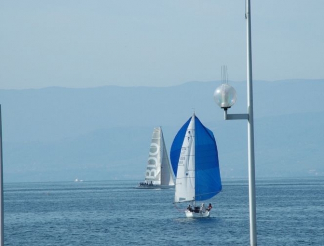  Pbaños familiares en el lago Lemán